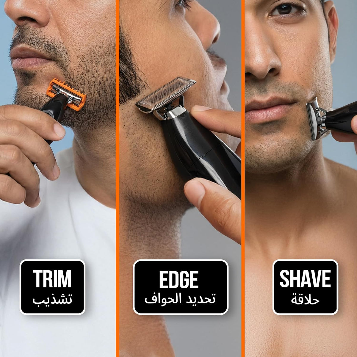 Wahl Trim Ninja Hybrid Electric Razor & Beard Trimmer – No Blade Replacement, Face-Safe, Wet & Dry, Double-Sided Stainless Steel Blade – 3031009 — image 6