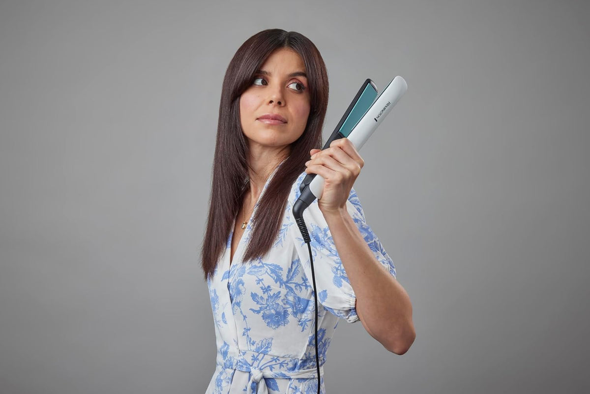 Remington Shine Therapy Hair Straightener - Ceramic Coating with Microactive Ingredients for Enhanced Shine - Moroccan Argan Oil and Vitamin E, LCD Display, 150-230°C, S8500 — image 4