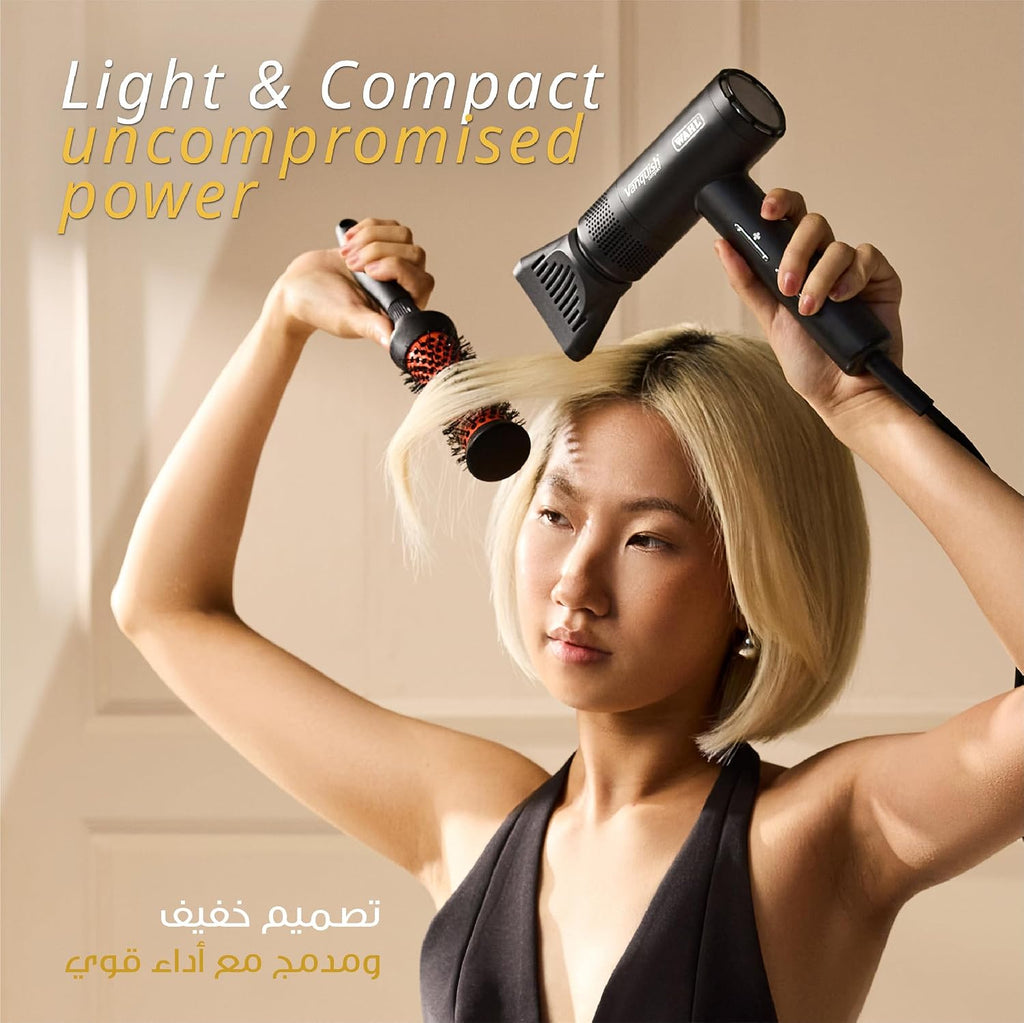 Wahl Vanquish Compact 1600W Hair Dryer with 2 Magnetic Nozzles, Black, 4322-0370 — image 7